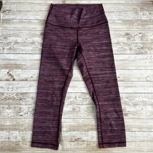 Lululemon Athletica Wunder Under High Rise Crop Leggings 6